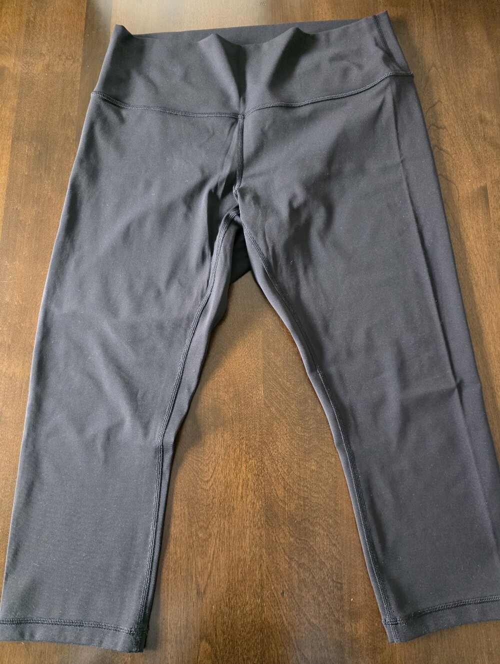 lululemon athletica Black Athletic Leggings with Wide Waistband